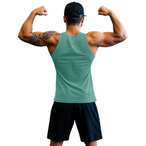Tank Tops For Men's Sleeveless Crew Neck Collar Custom Made Clothing And Color Tank Tops Summer Wear Gym Use Tank Top For Men's - Product Image 2