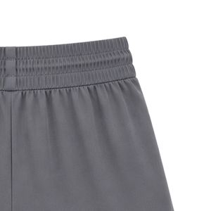 Grey Athletic <b>Shorts</b> <b>Women</b> <b>Elastic</b> <b>Waist</b> Drawstring Running Gym Workout Casual Quick Dry Active Wear <b>Shorts</b> Custom OEM Supplier - Product Image 3
