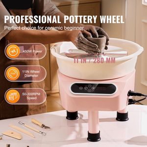 Tornio per Ceramica a Trasmissione Diretta da 11 Pollici, 450W Elettrico, 3 Gambe di Supporto, per Arte e Artigianato Fai-da-Te, Ceramica ed Smaltatura - Product Image 2