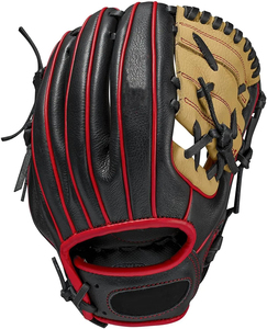 Leather <b>Baseball</b> <b>Glove</b> Right-Handed Outfield H-Web Full Finger Adjustable Wrist Strap Hook And Loop Closure <b>Baseball</b> <b>Gloves</b> - Product Image 3