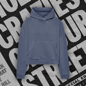 Short Length Pullover Hoodie French <b>Terry</b> <b>Bulk</b> Women's Cropped Eco-Friendly Breathable Plus Size Summer Autumn - Product Image 1