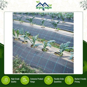 Tela de Control de Malezas Tejida de Polipropileno (PP) con Protección UV Premium |   Cubierta Anti-Hierba para Jardines, Invernaderos y Campos Abiertos - Product Image 2