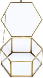 Caja de Almacenamiento Personalizada de Metal y Vidrio con Marco Metálico para Organizador de Joyas y Uso Decorativo, Caja de Joyería de Vidrio Personalizada - Product Image 4
