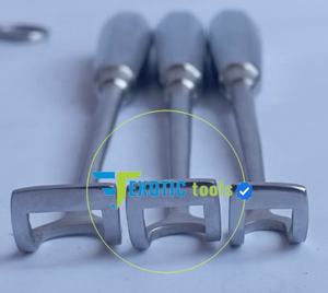 Instruments d'Adénoidectomie en Acier Inoxydable de Précision, Curette d'Adénoides Barnhill Beckmann 0 1 2, Prêt à Expédier, Stock d'Exportation - Product Image 4