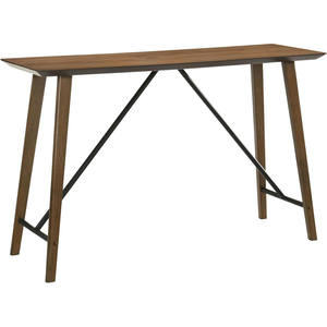 Solid Mango Wood and Iron Bar Furniture Set-<b>Table</b> and <b>Stool</b> Industrial Design Durable & Eco-Friendly Home Bar & Gym Use - Product Image 4