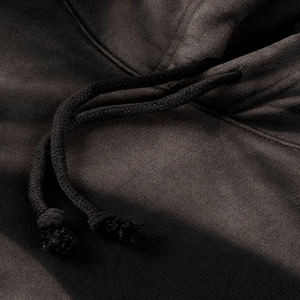 Sudadera con Capucha Unisex Premium de Gran Tamaño, Negra, Lisa, de Algodón y Felpa, Personalizable para Hombre - Product Image 5