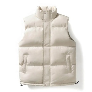 OEM-Chaleco sin mangas con logotipo personalizado para hombre, chaqueta acolchada de burbujas con capucha, cálido, para invierno - Product Image 3