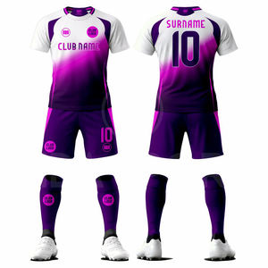 Uniforme de Fútbol Personalizado 2026, Conjunto de Camiseta de Fútbol Sublimada, Equipación Deportiva Transpirable de Secado Rápido, Fabricante OEM, Venta al Por Mayor - Product Image 1