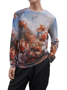 T-shirts personnalisés avec logo, vente en gros, coton, unisexe, coupe ample, vêtements décontractés, commandes en gros, fabrication OEM, t-shirts en coton de qualité supérieure - Product Image 5