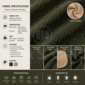 Ensemble de survêtement pour homme vert olive à capuche avec empiècements beiges, manches longues, tenue décontractée d'automne, pantalon uni à cordon de serrage - Product Image 6