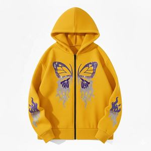 เสื้อฮู้ดซิปซับลิเมชั่นแฟชั่นฤดูหนาวสำหรับผู้ชายรุ่นเฮฟวี่เวท คุณภาพดีที่สุด ใส่สบาย ระบายอากาศได้ดี แห้งเร็ว เหมาะสำหรับกิจกรรมกลางแจ้ง - Product Image 1