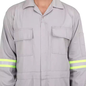 Direct Supplier's Latest Design Fire-Resistant Waterproof Workwear Coverall Customizable Color Logo Breathable Safety Clothing - Product Image 5