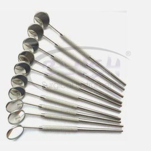 2 Espejos Dentales con Mango de Acero Inoxidable de Grado Quirúrgico, Instrumentos Manuales de Uso Profesional por Blush Surgical - Product Image 6