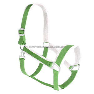 Option de couleurs multiples Rembourrage léger en molleton doux Nylon Horse licou dans toutes les tailles personnalisées avec quincaillerie en zinc - Product Image 4