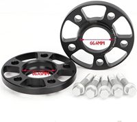 Adaptateur de roue avec logo personnalisé, entretoise en aluminium 66,5 mm 12/15/20 mm 5 mm pour W204 W205 S204 C204