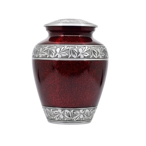 Urna Funeraria de Aluminio Hecha a Mano con Diseño de Rosa Azul para Cenizas Humanas, Urna Grande de Metal para Cenizas, Venta al Por Mayor Directa de Fábrica - Product Image 3