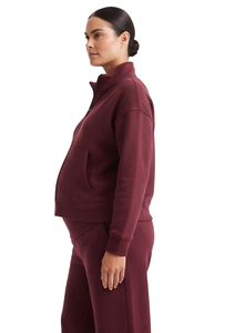 Conjunto Deportivo de Maternidad con Cierre Completo para Mujer, Pantalones Deportivos de Maternidad con Bolsillos Laterales, 100% Algodón, Traje Deportivo de Maternidad y Lactancia - Product Image 5