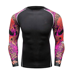 Dernières Tendances : T-shirts de Compression Confortables pour Hommes – Vêtements de Sport 100% Coton à Coupe Ample et Imprimée – Offre Spéciale - Product Image 2