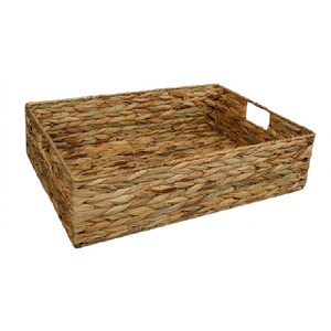 Robust Seagrass Tray Eco Storage <b>Basket</b> For Winter Firewood Accessories Or Large Household Items - Product Image 2