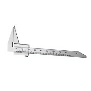 Calibrador Deslizante de 5 Pulgadas (0-80mm), Herramienta de Medición de Precisión, Instrumento de Laboratorio Dental, Calibrador Vernier de Acero Inoxidable - Product Image 3
