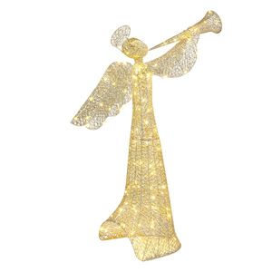 Decorazione in Cristallo con 130 LED Bianco Caldo da 4 Piedi, 30V, 3.6W, con Filo in Pelle e Polvere Scintillante per Giardino - Product Image 3