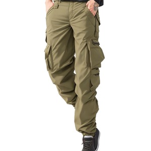 New Arrival Men's Vintage Casual Spring Lightweight Canvas <b>Waterproof</b> <b>Cargo</b> <b>Pants</b> Sports Joggers Streetwear Cotton Quick Dry - Product Image 3