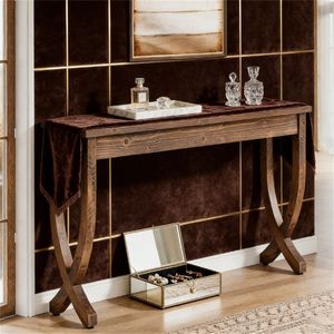 Consolle in Legno Massello con Pannello Contenitore, Pannello d'Ingresso Resistente per Soggiorno - Product Image 4