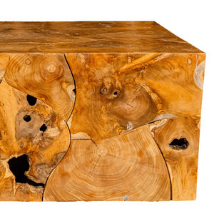 Table basse artisanale en teck rustique, table en bloc de racine de teck, meubles de salon, durable, premium, luxe ARTERRA - Product Image 2