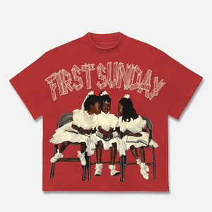 T-shirt en coton uni Hip Hop Y2K européen et américain pour hommes et femmes, style Harajuku rétro, respirant et écologique, à manches courtes - Product Image 4