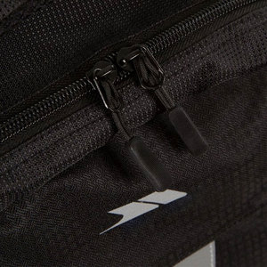 Minimalist <b>Black</b> Nylon <b>Backpack</b> 18 In Soft Shell Rectangular Zipper Closure Lightweight Daily Use Unisex Travel <b>Backpack</b> - Product Image 3