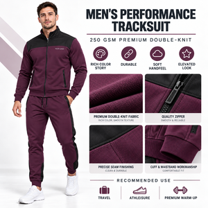 Ensemble veste et pantalon de course pour hommes, léger, extensible, tissé, fabricant de vêtements d'équipe à marque privée - Product Image 6