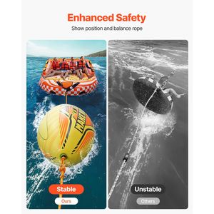Booster Ball ad Alte Prestazioni in PVC Rinforzato, Tubo Gonfiabile Trainabile per Sport Acquatici e Nautica - Product Image 6