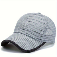 Casquette de baseball unisexe à 6 panneaux, couleur unie, fermeture arrière réglable avec boucle métallique, tissu en toile respirant et imperméable, style décontracté