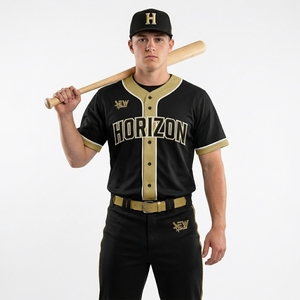 Pro-Grade Baseball Jersey with Custom Logos Plus Size Breathable & Quick Dry Designed for Team Durability High Quality - Product Image 5