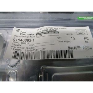 1 lot de 60 composants Tyco Electronics 1840392-1 TE - Équipements et pièces semi-conductrices d'occasion fiables à l'échelle mondiale - Product Image 6