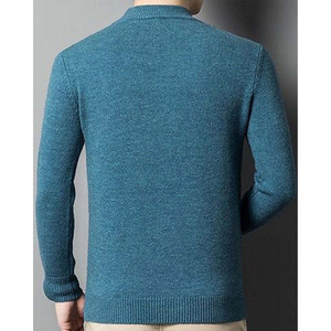 Suéter de Punto Geométrico Azul para Hombre, Marca Harry Johnson Production, Manga Larga, Grosor Estándar, para Otoño 2026 - Product Image 2