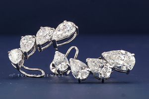 Boucles d'oreilles clous en or massif 14 carats de qualité supérieure avec diamants de laboratoire, design minimaliste et pierres scintillantes de haute qualité créées en laboratoire pour un usage quotidien - Product Image 5