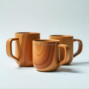 Trending Wooden Mug and Cup <b>Set</b> Eco-Friendly and Stylish Durable Design for Coffee <b>Tea</b> and Hot Beverages - Product Image 2