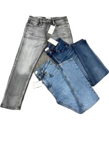 Salopette décontractée pour homme de haute qualité, coupe droite, taille mi-haute, fermeture éclair légère, effet délavé, technique personnalisée - Product Image 4