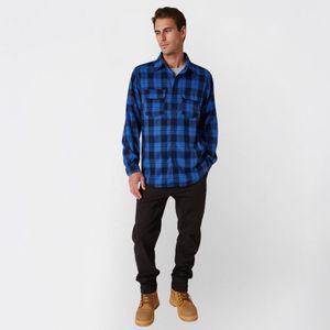 Camisa de Franela de Algodón Tejida Transpirable de Manga Larga Lisa y Ajustada para Hombre, Estilo Casual, Venta al por Mayor 2026 - Product Image 5