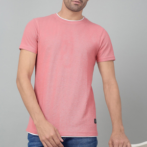 Sweat à capuche décontracté pour homme, coupe ajustée, col rond, manches courtes, 100 % coton, longueur standard, couleur unie, tricoté, respirant, avec logo personnalisé, grandes tailles - Product Image 5