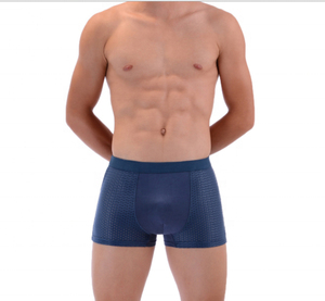 Custom High Quality Men's Breathable Anti-Bacterial Boxer Briefs with Cotton Spandex Fabric Comfortable Fit - Product Image 2