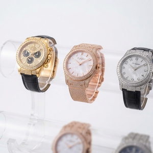 Transparent Acrylic Detachable Eco-Friendly Jewellery Watch Display Stand Multi Watch Holder Retail Counter <b>for</b> Organizer - Product Image 2