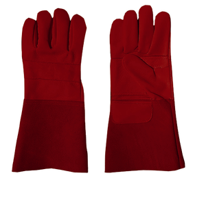 Guantes de Soldadura TIG de Doble Palma Reforzados, Construcción de Cuero de Vaca, Forro de Algodón, Resistentes al Fuego y al Calor - Product Image 4