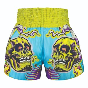 Pantalones Cortos de Boxeo Muay Thai ERID SPORTS de Primera Calidad, Logotipo Personalizado, Pantalones Cortos de Lucha MMA Kickboxing, Transpirables, de Poliéster, para Artes Marciales - Product Image 3