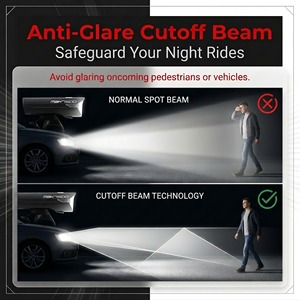 High Quality <b>Bicycle</b> LED <b>Light</b> 800/600/300/200 Lumen Type-C Rechargeable Bike <b>Light</b> Front Headlight - Product Image 2