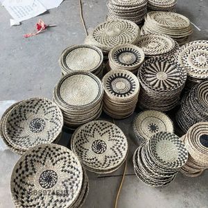 Woven <b>Wall</b> <b>Decor</b> Handmade Natural Seagrass <b>Wall</b> Basket Boho <b>Wall</b> Hanging Eco Friendly Rustic Home Decoration Wholesale - Product Image 2