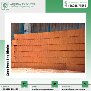 Good Quality Best Selling Garden Supplies of Coconut <b>Coir</b> Peat or Coco Pith 5kg <b>Blocks</b> for Gardeners - Product Image 4