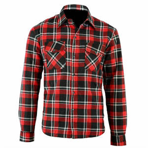 Camisa de Motociclista Unisex con Cuentas, Marca Privada, Franela 100% Algodón, Transpirable, Manga Larga, Logotipo Personalizado, Protección - Product Image 6