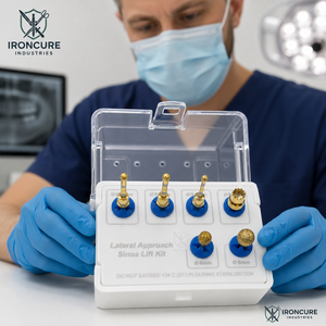 Kit de 6 Piezas para Elevación de Senos con Abordaje Lateral Dental, con Estuche de Almacenamiento con Tapa Transparente - Product Image 3